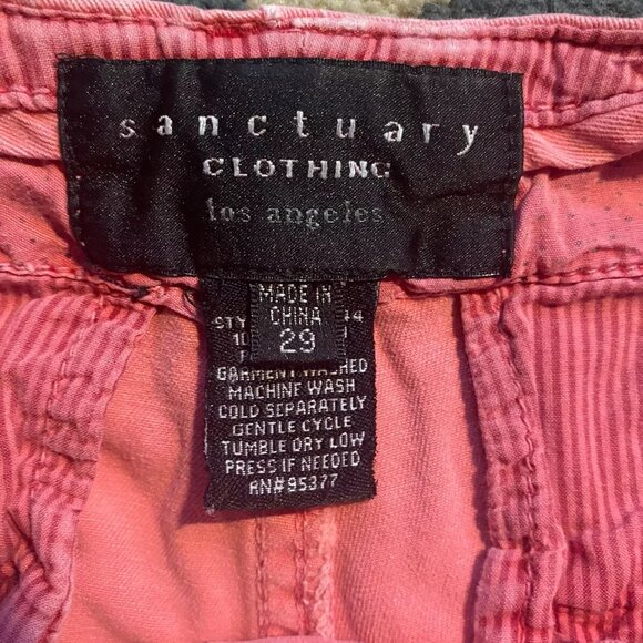 Sanctuary From Anthropologie Rose Pink Shorts Size 29 - Picture 2 of 3